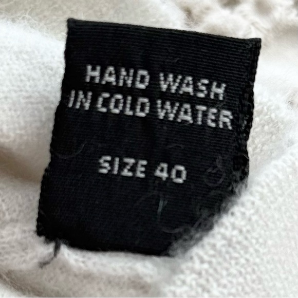 Manrico tan 100% cashmere Made in Italy cardigan sweater set size EU 40 (US 4) - Picture 15 of 16